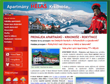 Tablet Screenshot of helas.cz